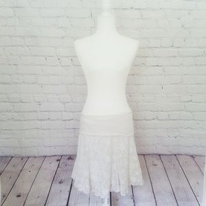 CAbi White Skirt or Sleeveless Dress or Cover-up
